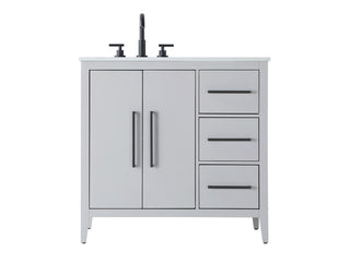 Elegant Lighting - VF29336GR - Bathroom Vanity - Millie - Grey