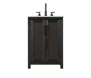 Elegant Lighting - VF29524CO - Bathroom Vanity - Alina - Chocolate Oak
