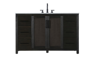 Elegant Lighting - VF29554CO - Bathroom Vanity - Alina - Chocolate Oak