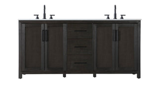 Elegant Lighting - VF29572DCO - Bathroom Vanity - Alina - Chocolate Oak