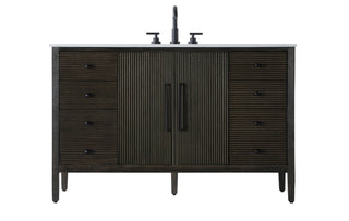 Elegant Lighting - VF29654CO - Bathroom Vanity - Blakely - Chocolate Oak