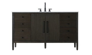 Elegant Lighting - VF29660CO - Bathroom Vanity - Blakely - Chocolate Oak