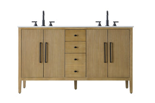 Elegant Lighting - VF29660DLO - Bathroom Vanity - Blakely - Linen Oak