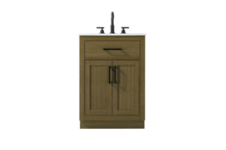 Elegant Lighting - VF29724MCB - Bathroom Vanity - Alden - Chestnut Brown