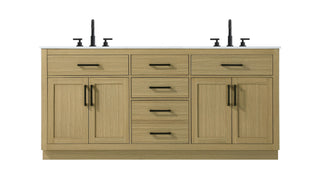 Elegant Lighting - VF29772DMHB - Bathroom Vanity - Alden - Honey Brown
