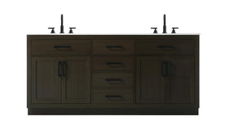 Elegant Lighting - VF29772DMMB - Bathroom Vanity - Alden - Mocha Brown