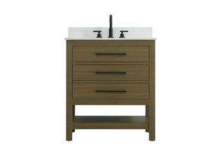 Elegant Lighting - VF60530MCB-BS - Bathroom Vanity - Karson - Chestnut Brown
