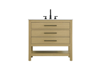 Elegant Lighting - VF60536MHB - Bathroom Vanity - Karson - Honey Brown
