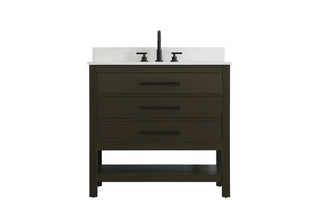 Elegant Lighting - VF60536MMB-BS - Bathroom Vanity - Karson - Mocha Brown