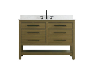 Elegant Lighting - VF60548MCB-BS - Bathroom Vanity - Karson - Chestnut Brown