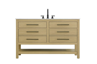 Elegant Lighting - VF60554MHB - Bathroom Vanity - Karson - Honey Brown