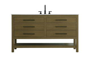 Elegant Lighting - VF60560MCB - Bathroom Vanity - Karson - Chestnut Brown