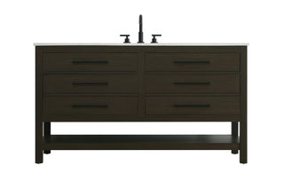 Elegant Lighting - VF60560MMB - Bathroom Vanity - Karson - Mocha Brown