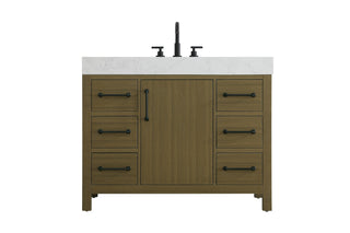 Elegant Lighting - VF60642MCB - Bathroom Vanity - Nathan - Chestnut Brown