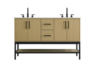 Elegant Lighting - VF60754DMHB - Bathroom Vanity - Lennox - Honey Brown