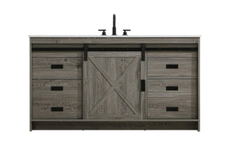 Elegant Lighting - VF90560RG - Bathroom Vanity - Austin - Rustic Grey