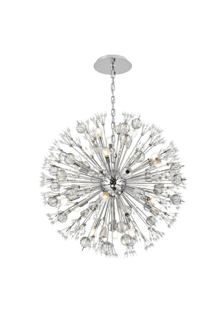 Elegant Lighting - 2550D32C - 18 Light Pendant - Vera - chrome