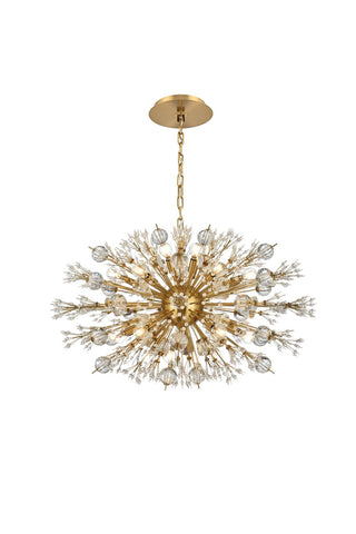 Elegant Lighting - 2550D36SG - 24 Light Pendant - Vera - gold
