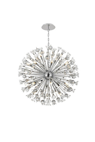 Elegant Lighting - 2550D38C - 24 Light Pendant - Vera - chrome