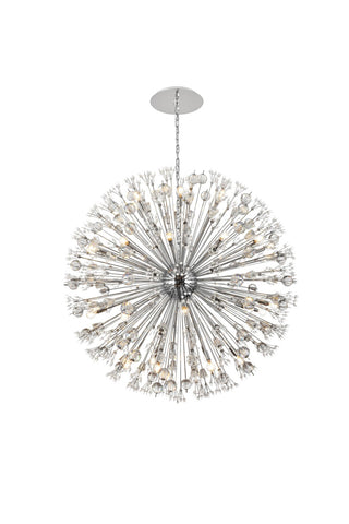 Elegant Lighting - 2550D50C - 34 Light Pendant - Vera - chrome