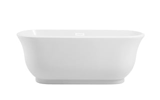 Elegant Lighting - BT10259GW-WHT - Soaking Bathtub - Coralie - Glossy White