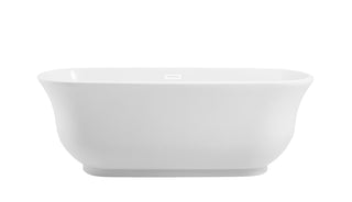 Elegant Lighting - BT10267GW-WHT - Soaking Bathtub - Coralie - Glossy White