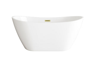 Elegant Lighting - BT10354GW-BGD - Soaking Bathtub - Ines - Glossy White