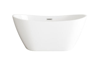 Elegant Lighting - BT10354GW-BNK - Soaking Bathtub - Ines - Glossy White