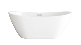 Elegant Lighting - BT10372GW-BNK - Soaking Bathtub - Ines - Glossy White