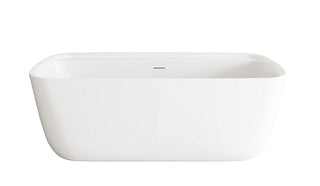 Elegant Lighting - BT10567GW-BNK - Soaking Bathtub - Calum - Glossy White