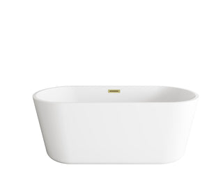 Elegant Lighting - BT10659GW-BGD - Soaking Bathtub - Odette - Glossy White