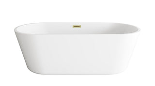 Elegant Lighting - BT10671GW-BGD - Soaking Bathtub - Odette - Glossy White