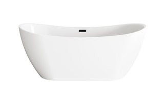 Elegant Lighting - BT30467GW-MBK - Bathtub - Bristol - Glossy White