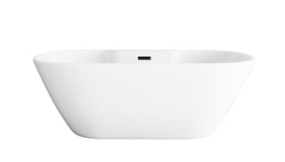 Elegant Lighting - BT30567GW-MBK - Bathtub - Landon - Glossy White