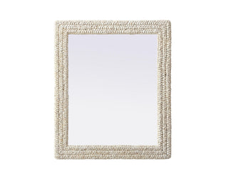 Elegant Lighting - MR4A3036LN - Mirror - Marlowe - Linen White