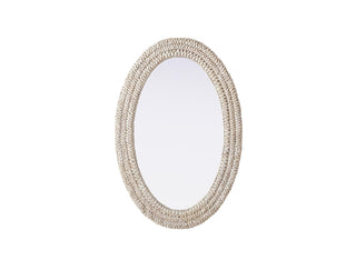 Elegant Lighting - MR4C2436LN - Mirror - Marlowe - Linen White