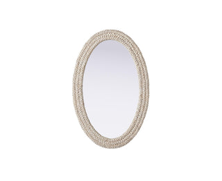 Elegant Lighting - MR4C2742LN - Mirror - Marlowe - Linen White