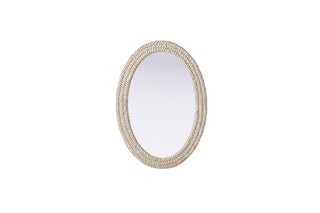 Elegant Lighting - MR4C3042LN - Mirror - Marlowe - Linen White
