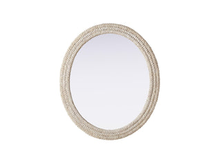 Elegant Lighting - MR4C3642LN - Mirror - Marlowe - Linen White