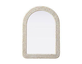Elegant Lighting - MR4G3042LN - Mirror - Marlowe - Linen White