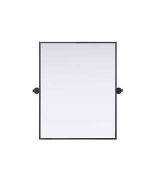 Elegant Lighting - MR6H2430BLK - Mirror - Amoura - Black