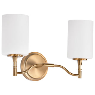 Nuvo Lighting - 60-8202 - Two Light Vanity - Liam - Burnished Brass