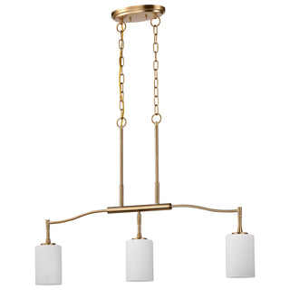 Nuvo Lighting - 60-8208 - Three Light Pendant - Liam - Burnished Brass
