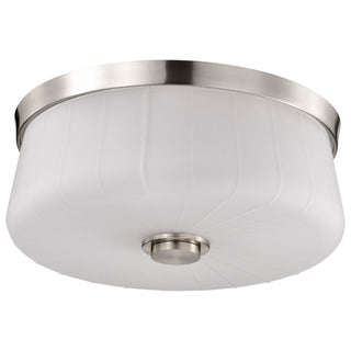 Nuvo Lighting - 60-8220 - Three Light Flush Mount - Lune - Brushed Nickel