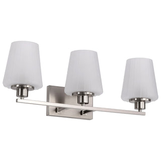 Nuvo Lighting - 60-8223 - Three Light Vanity - Lune - Brushed Nickel