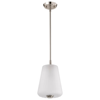 Nuvo Lighting - 60-8227 - One Light Pendant - Lune - Brushed Nickel