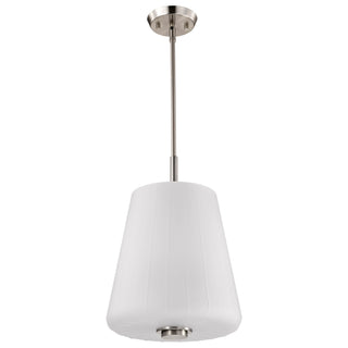 Nuvo Lighting - 60-8228 - Three Light Pendant - Lune - Brushed Nickel