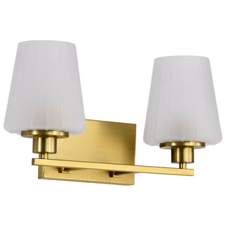 Nuvo Lighting - 60-8232 - Two Light Vanity - Lune - Vintage Brass