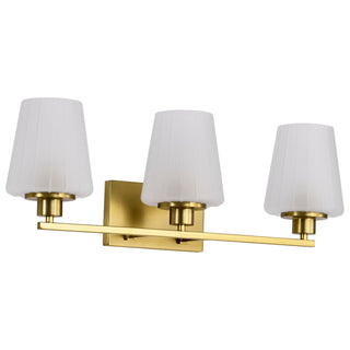 Nuvo Lighting - 60-8233 - Three Light Vanity - Lune - Vintage Brass