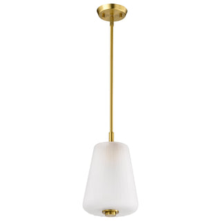 Nuvo Lighting - 60-8237 - One Light Mini Pendant - Lune - Vintage Brass